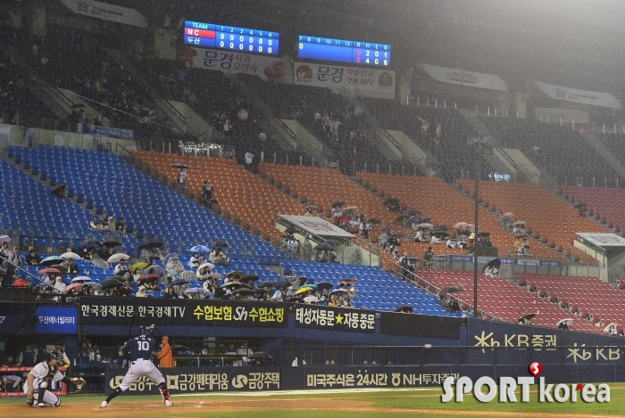 빗 속에서 깨지지 않는 0-0의 균형