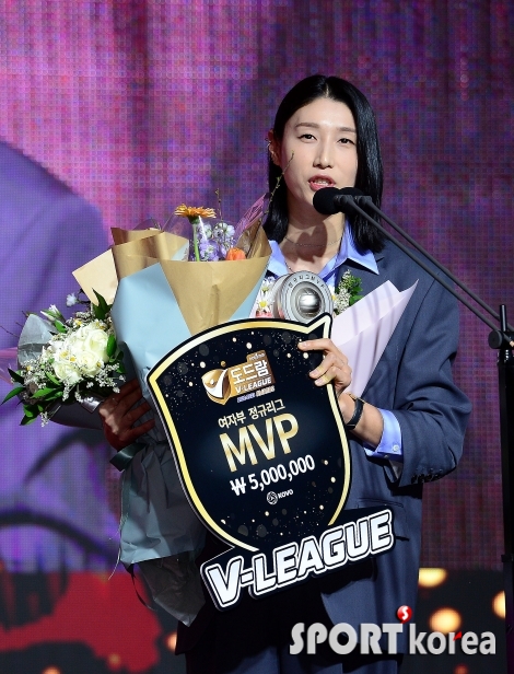 김연경, 사상 첫 5번째 정규리그 MVP