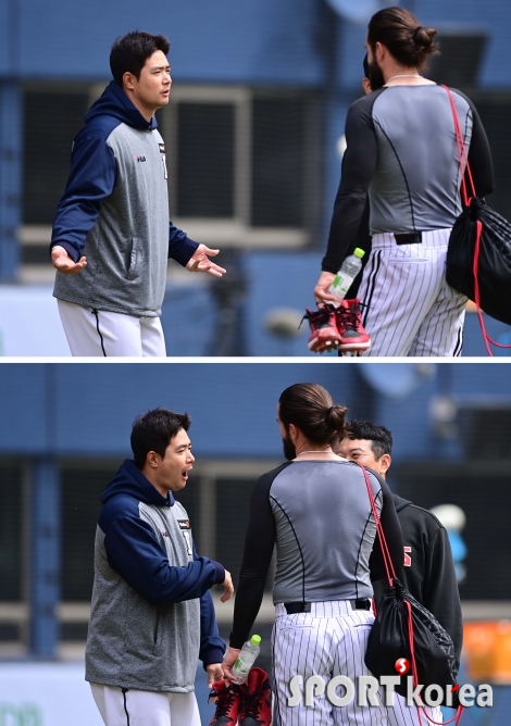 보는 사람 웃음 나오는 김재환의 `와우~`