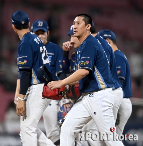 이용찬, 삭발 투혼으로 2경기 연속 세이브