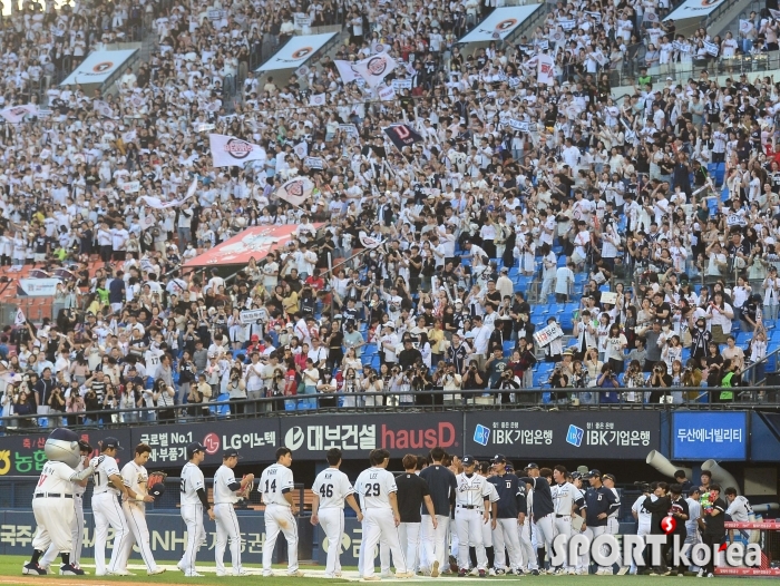 두산, 스윕패 면한 3-2 승리