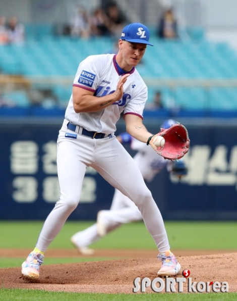 삼성 뷰캐넌, 볼이 내 손에 빨려 들어오네~