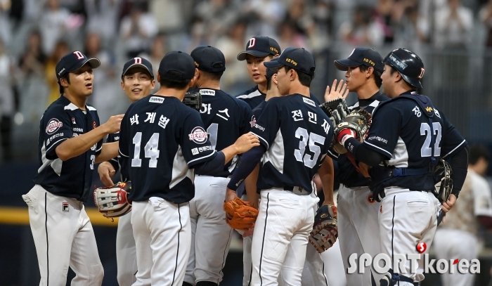 두산, 키움전 17-2 대승