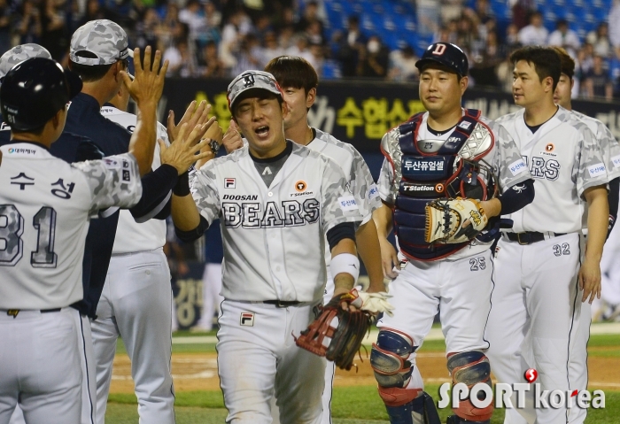 두산, NC 추격 뿌리치고 3-2로 힘겨운 승리