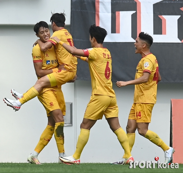 광주, 허율 결승골로 1-0 승리