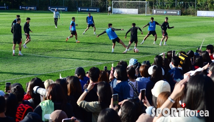 축구대표팀 `팬들과 함께하는 오픈트레이닝`