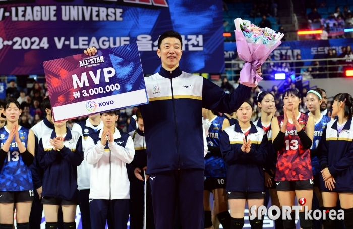 신영석, 올스타전 영광의 MVP 수상!