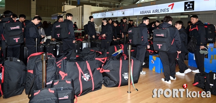 김종국 감독 쇼크 KIA `전지훈련 출국 현장`