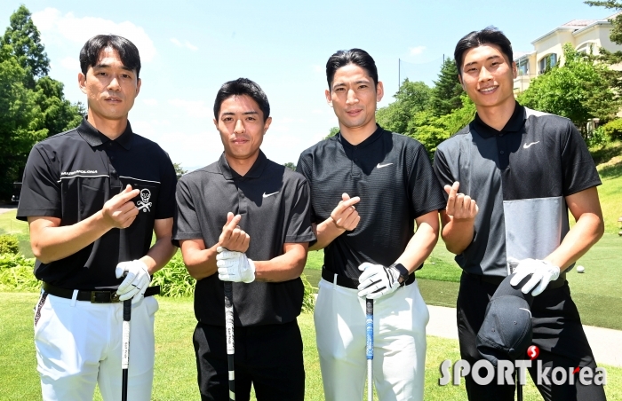 박주영-백성동-정운-고태원, 골프대회 시작합니다