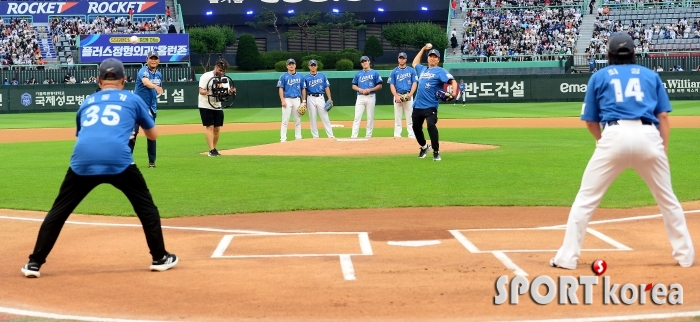 김동기-정민태-김경기-최정 `인천야구` 전설의 시구-시포!