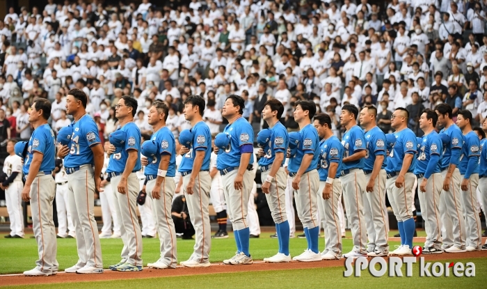 한국 야구 레전드 '일본에 울려퍼지는 애국가~'