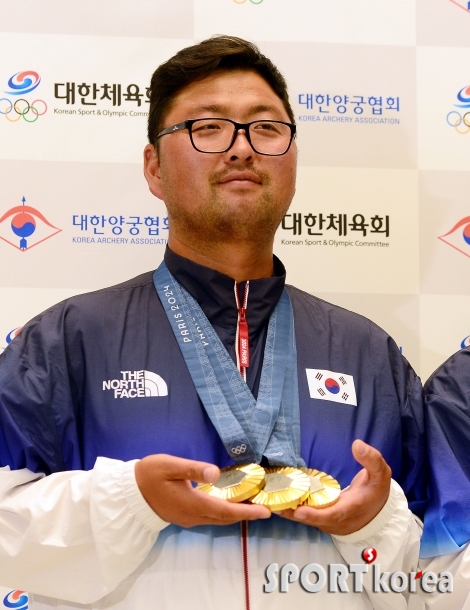 김우진, 한국스포츠 올림픽 최다 금메달 5개!