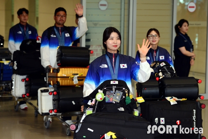 금의환향 양궁대표팀 `올림픽 최다 메달 획득`