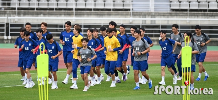 축구대표팀, 북중미 월드컵 예선 대비 첫 훈련