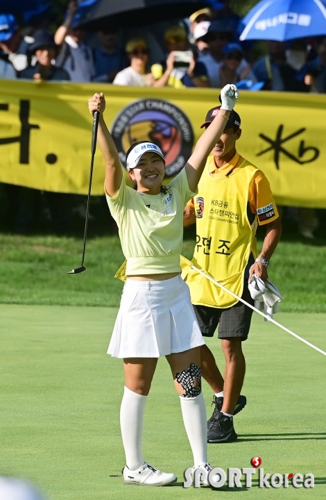 유현조, 메이저 첫 우승에 양손 번쩍!