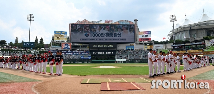 KBO 1,000만 관중 돌파 기념 감사 인사!