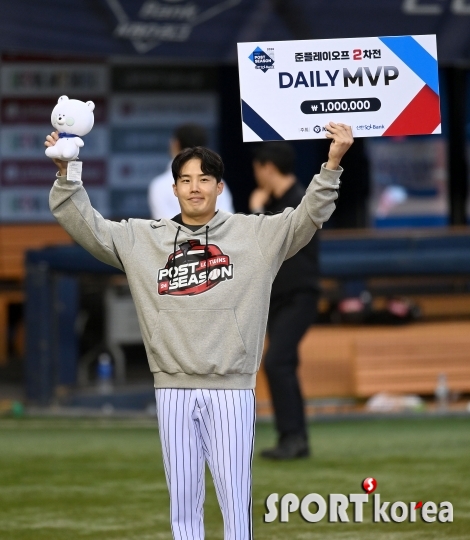 임찬규, 준PO 2차전 MVP