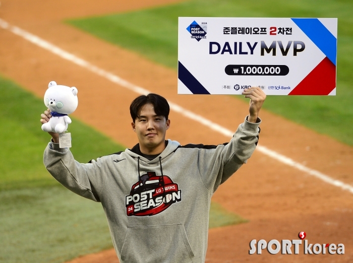 임찬규, 데일리 MVP 수상!