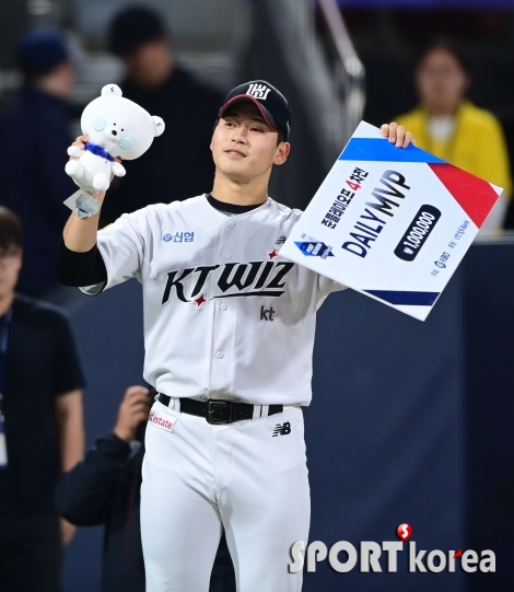 박영현, 준PO 4차전 데일리 MVP