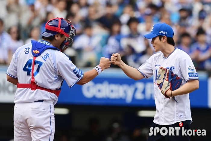 김강우, 최강 삼성 파이팅!