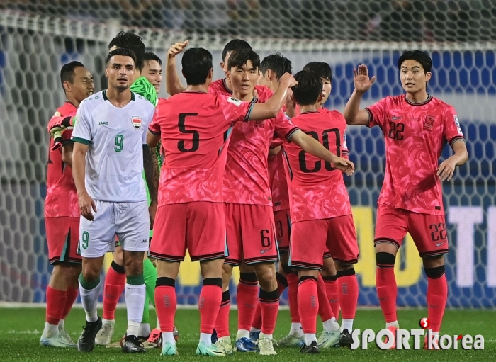 한국, 이라크에 3-2로 승리