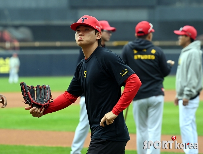 김도영, 두근두근 첫 한국시리즈