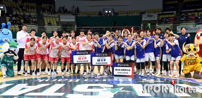 여자프로농구 한-일 올스타전 `화려한 축제~`