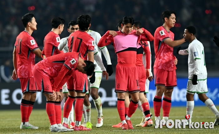 한국, 오만과 1-1 무승부